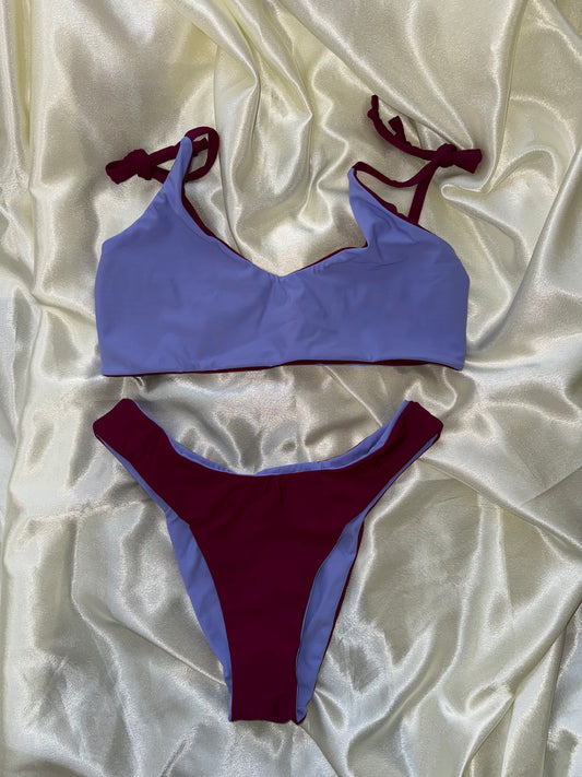 Lavender + Magenta Bikini Set (M/L)